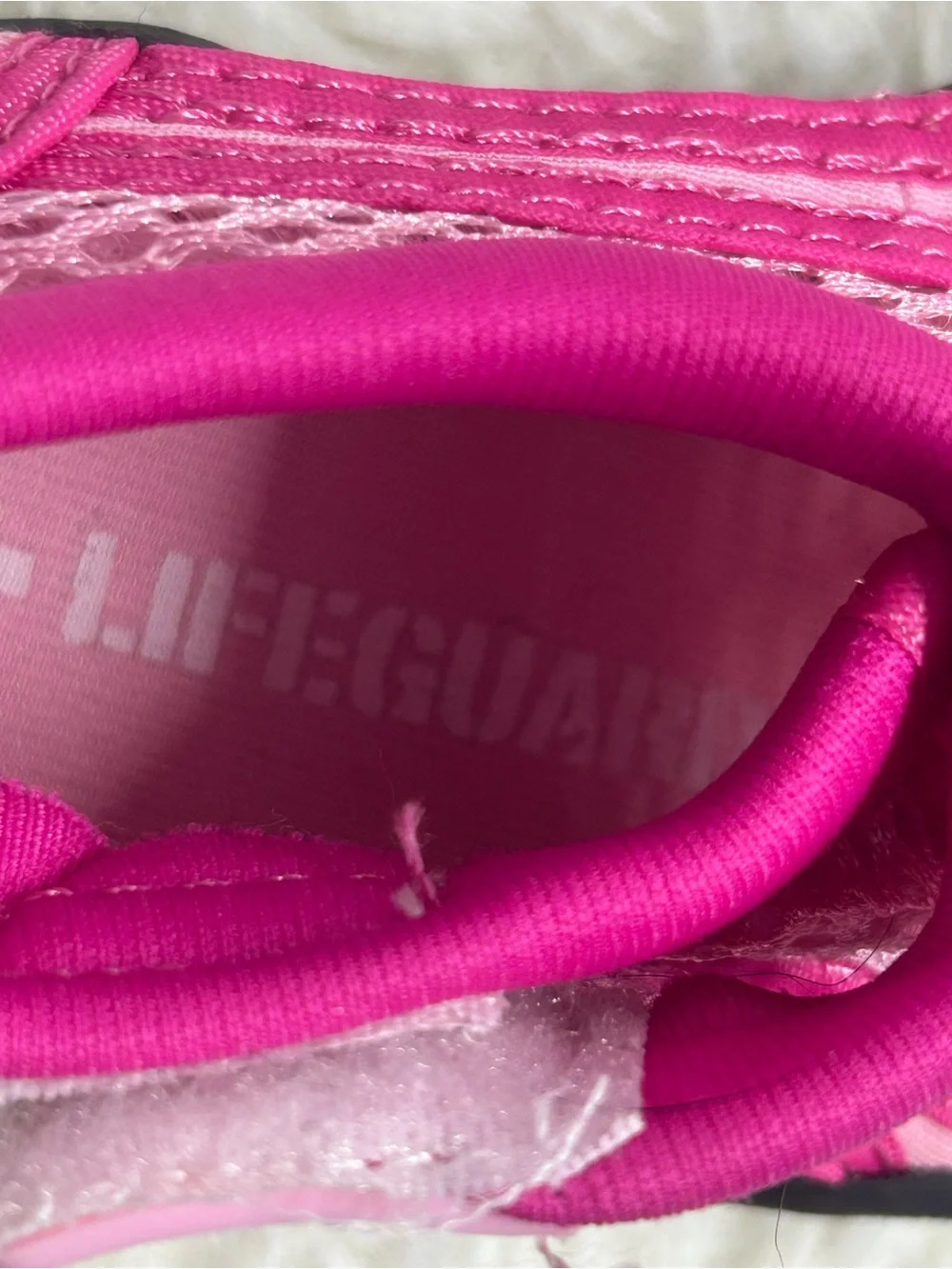 Kids Pink Slip-On Water Shoes with Secure Strap